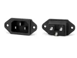 DINIC IEC 60320-C14 Einbaubuchse zum Schrauben, 10 A, 250 V~, Bulk Verpackung